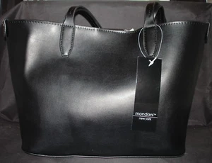 Mondani Loren Large Tote Handbag BLACK, $75 MSRP - Picture 1 of 4