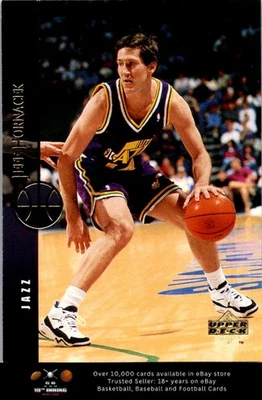 1994-95 Upper Deck BASKETBALL #296 Jeff Hornacek - Image 1 of 2