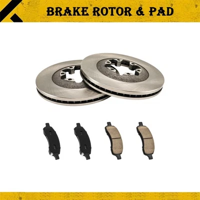 Front Brake Rotors + Ceramic Pads Fits 2009-2012 Chevrolet Colorado GMC Canyon - Изображение 1 из 4