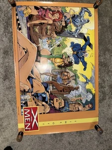 Vintage 1992 Marvel Comics X-Men Auszeit Pool Party Poster #116 34" x 22" selten! - Bild 1 von 11