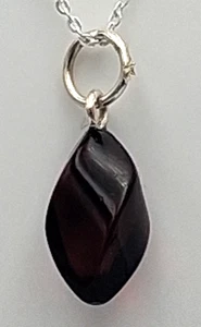 Pendente In Ambra 925 Argento Pendente In Ambra Unisex Top Elegante - Foto 1 di 7