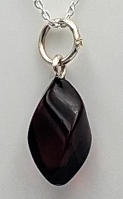 Pendente In Ambra 925 Argento Pendente In Ambra Unisex Top Elegante - Immagine 1 di 4