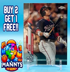 2020 Topps Chrome Juan Soto #12 Washington Nationals - Picture 1 of 2