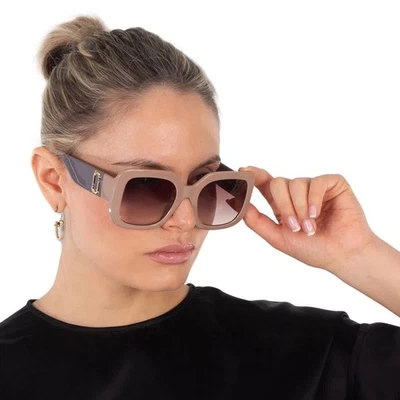 Marc Jacobs Brown Gradient Square Ladies Sunglasses MARC 647/S 0690/HA 53 - Image 1 of 4