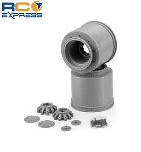 JConcepts Aggressor 2.6 x 3.8 Monster Truck Wheel Silver 2 JCO3414S - Picture 1 of 1