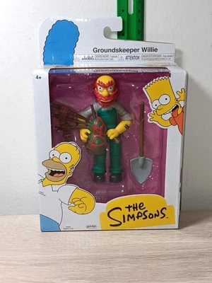 *ENVÍO GRATUITO* 5" JARDINERO WILLIE + GAITAS Figura de Los Simpson Jakks Pacific Foto 1 de 2