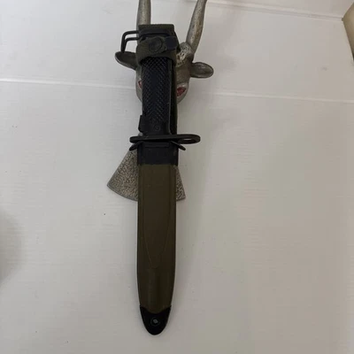 Bayoneta militar de EE. UU. M-6 (Imperial MFG) en vaina original M8A1 Foto 1 de 4