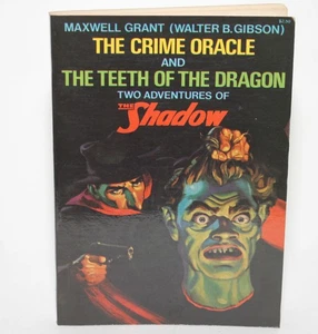 THE SHADOW: Crime Oracle & Teeth Of The Dragon Maxwell Grant - Dover 1975 TPB - Picture 1 of 8