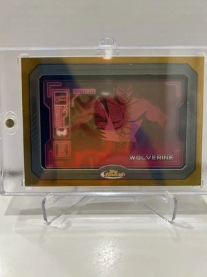 2025 Topps Finest Marvel '97 Wolverine 08/50 Gold Sentinel Scan Case Hit #SS-8 - Image 1 of 3