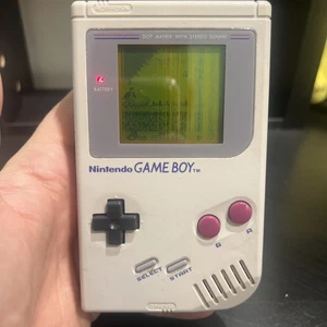 Nintendo Game Boy Original Handheld Konsole DMG-01 Grau DEAD PIXEL LINES GETESTET - Bild 1 von 10