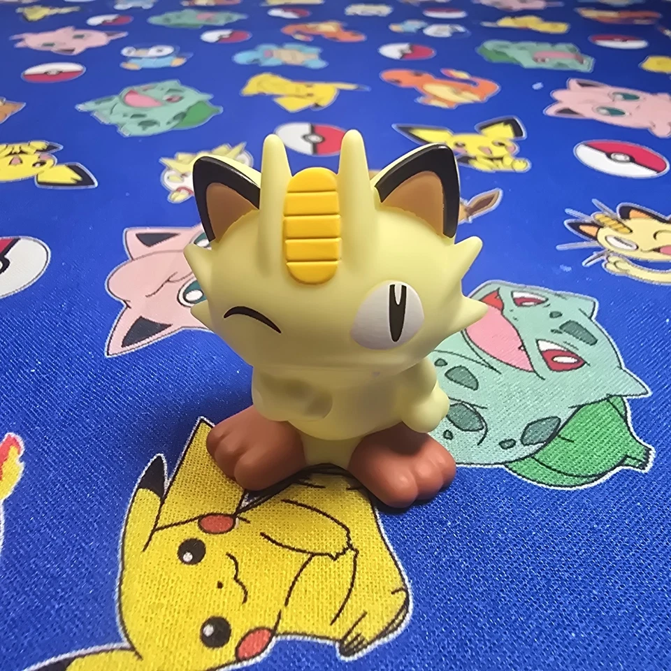 Pokemon Meowth Figura Finger Puppet 2023 Nintendo PVC Bandai Japón Vendedor de EE. UU. Foto 1 de 4