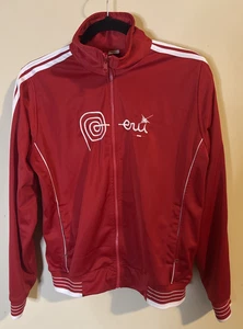 Jugend Peru Peruan große Trainingsjacke rot weiß durchgehender Reißverschluss bestickt - Bild 1 von 8