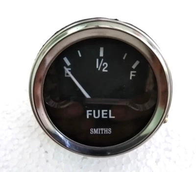 Smiths Replica fuel gauge chrome - Image 1 of 4