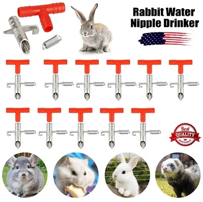 20x поилка для сосков воды кроликов кормушки автоматический поилка фонтан для хорьков - Изображение 1 из 4