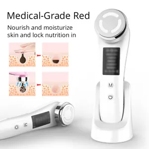 7 in 1 Face Lift Devices EMS RF Microcurrent Skin Rejuvenation Facial Massager - Picture 1 of 11