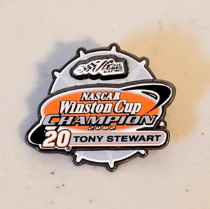 2002 Nascar Winston Cup Champion #20 TONY STEWART Pin Joe Gibbs Racing - Picture 1 of 2