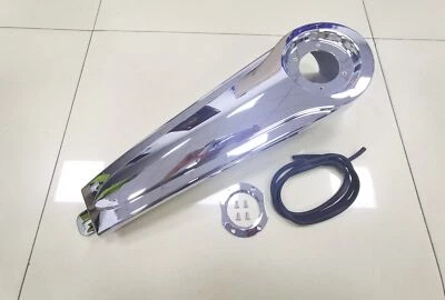 Panel de consola de tanque de gasolina de tablero estirado cromado para Harley Street Road Glide Foto 1 de 4