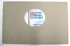 STANDARD Range Car Sales Brochure 1938 Nine Ten Twelve Fourteen Twenty V-Eight - Picture 1 of 9