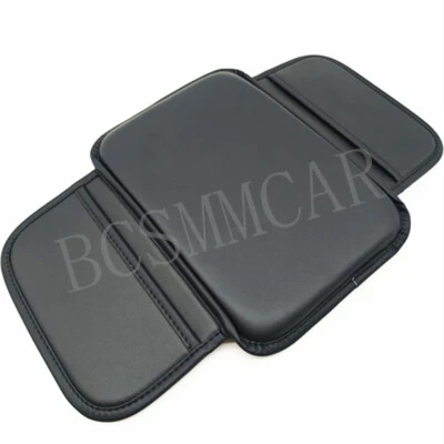 Car Seat Armrest Box Cushion Protector Storage Pad Leather Interior Accessories - Image 1 of 4