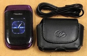 Smartphone BlackBerry Style 9670 - Púrpura y Negro (Sprint) Raro Abatible Paquete - Imagen 1 de 7