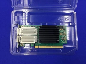 MCX416A-CCAT Carte Mellanox ConnectX-4 EN Dual Port 100G QSFP28 PCI-E3x16 - Photo 1/3
