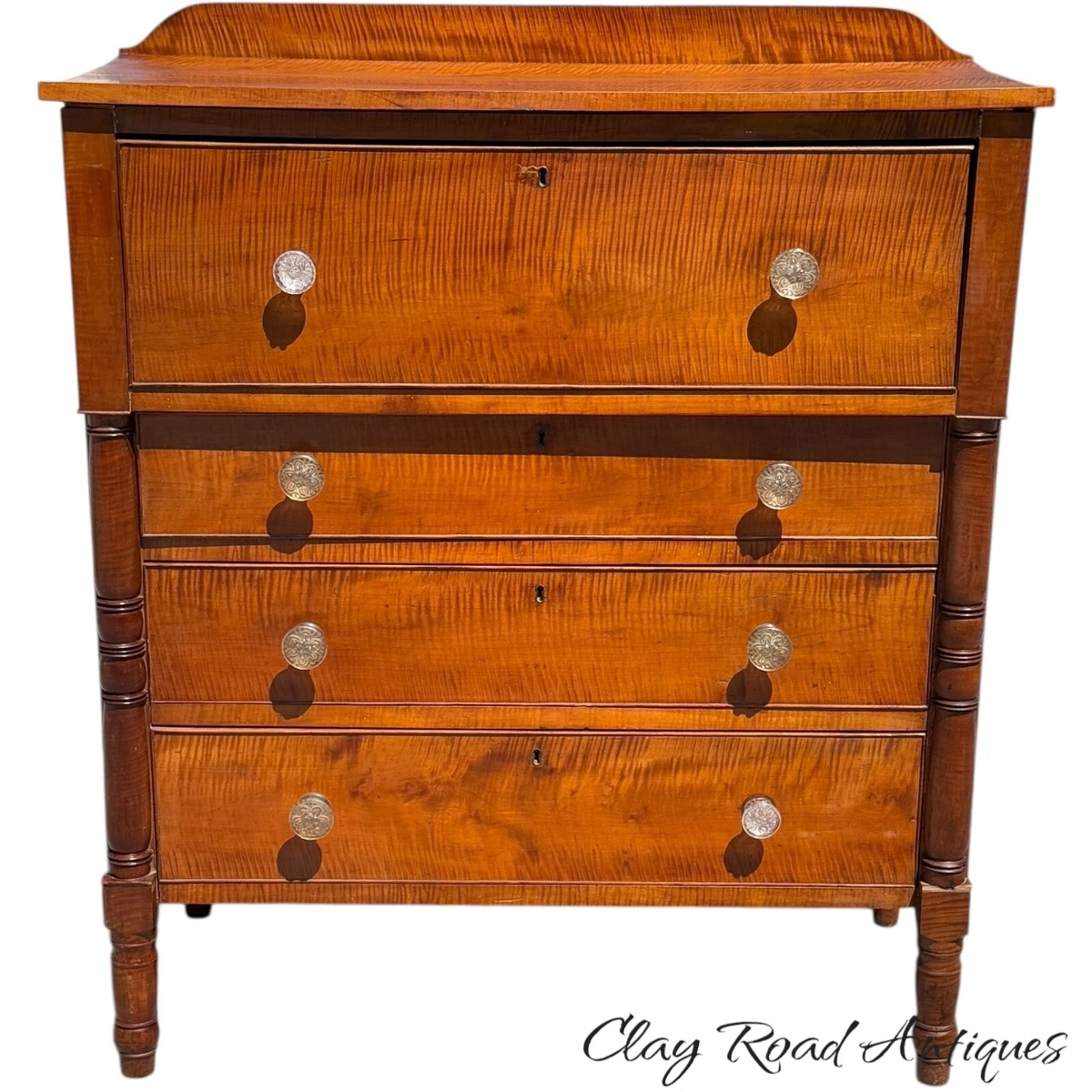 Tiger Maple Antique Dressers & Chests of Drawers for sale | eBay