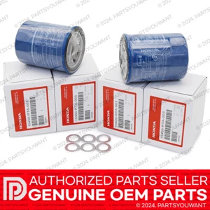 6 X GENUINE Acura Honda OEM 15400-RTA-003 Oil Filters + Washer 94109-14000 - Picture 1 of 7