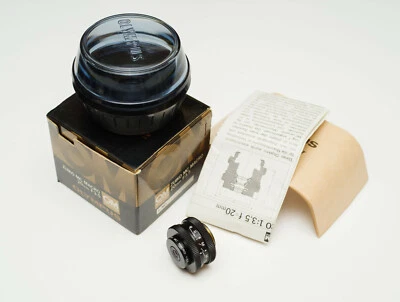 PRECIOSO Fuelle de Lente Olympus OM-SYSTEM Zuiko MC MACRO F/3.5 f=20mm RARO 12x Foto 1 de 4