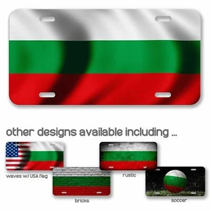 Hochwertiges Aluminium Nummernschild - Flagge Bulgariens (bulgarisch) - viele Optionen - Bild 1 von 10