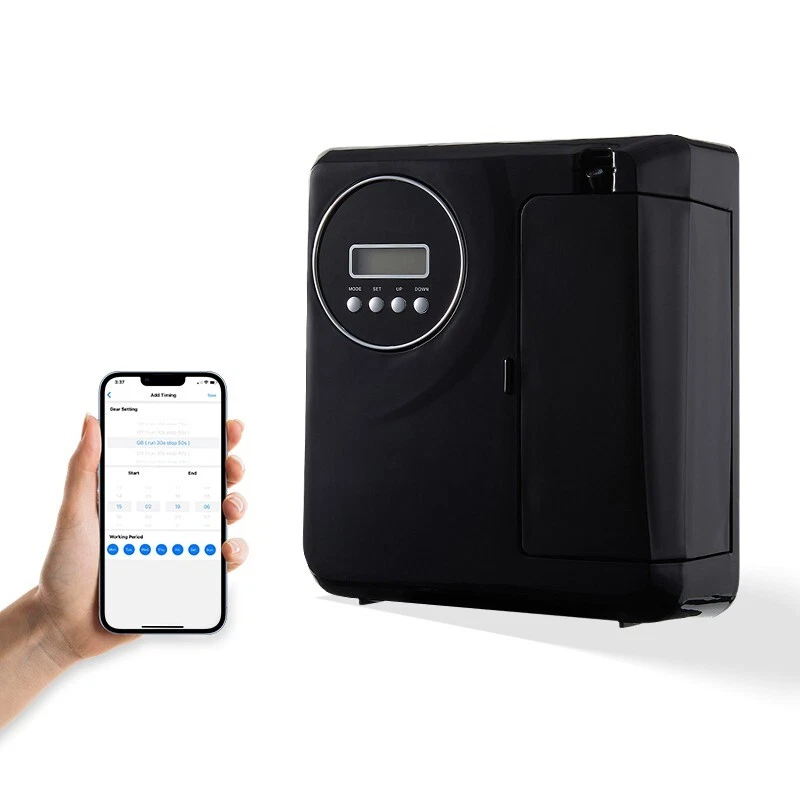 WIFI Smart Aromatherapy Diffuser Black HVAC Scent Machine 200ml Plug-in Use Home - Image 1 of 4
