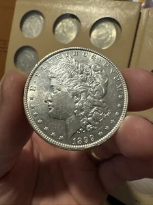 1899-P AU/UNC ###RARE DATE### MORGAN SILVER DOLLAR 90% $1 COIN US - Picture 1 of 13