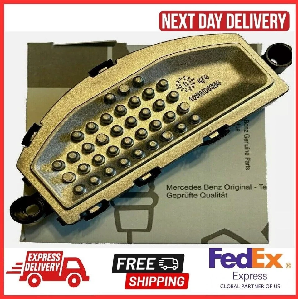 Genuine OEM HVAC Blower Motor Resistor for MERCEDES 2229060303