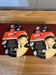 YES to Tomatoes CLEAR SKIN Detoxfying Charcoal MUD MASK 2 Lot - Picture 1 of 3