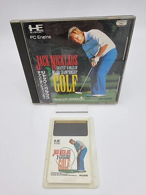 Jack Nicklaus Greatest 18 Holes Of Major Pc Engine Hu Card Japan Used - Image 1 of 4