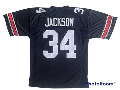 Bo Jackson unsigned sewn stitched custom Auburn Tigers Jersey Size XL Cover