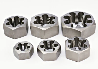 1x Sechskant Form Schneideisen 5/8 3/4 7/8 1" 1-1/8" 1-1/4" 1-3/8" 1-1/2" 2" UN - Bild 1 von 4