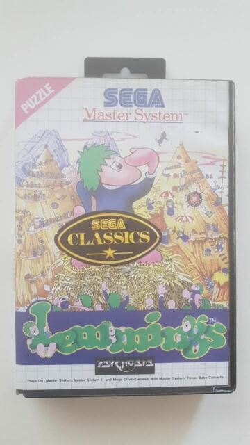 LEMMINGS Game Gear Sega 2194 gg