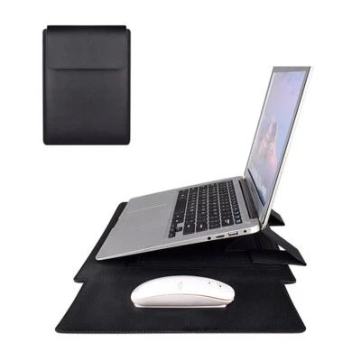 Funda para portátil de cuero genuino MacBook de 11-16 pulgadas para portátil cubierta ajustada Foto 1 de 4
