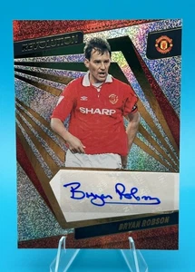 2022-23 Panini Revolution Premier League Bryan Robson AUTO Manchester United - Picture 1 of 2
