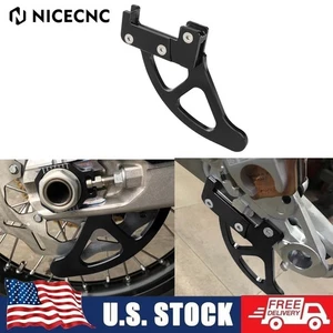CNC Rear Brake Disc Guard For Husqvarna 150 250 300 350 450 501 FE TE 2018-2024 - Picture 1 of 8