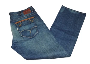 Vintage Levis Silvertab Boot Jeans Mens 38x32 Loose Baggy Wide Flap 90s Y2K Rare - Picture 1 of 22