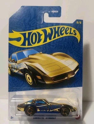 Hot Wheels 58th Anniversary CHASE car Corvette Stingray 6/6 - Image 1 of 4