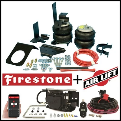 Kit de compresor de resorte de aire trasero y elevación de aire Firestone para 92-99 Suburban 1500 Foto 1 de 4