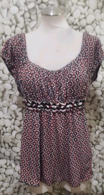 Max Studio Y2K Top Mediano Leche Criada Bebé Muñeca Rosa Años 90 Elástica Fuera del Hombro Foto 1 de 4