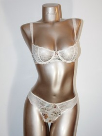 Aubade Paris Sample Jasmin Floral Lingerie Set 34B S