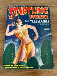 Revista de cómics Startling Stories Pulm una publicación emocionante Vance 16 J347 - Imagen 1 de 2