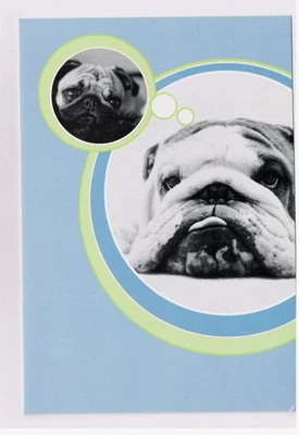 Write me Canada post phone card with 2 stamps, Mint, Dog - Image 1 of 2