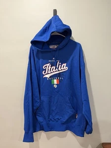 VTG Majestic 2009 World Baseball Classic ITALY Jersey Mens Size XL Cool Base - Picture 1 of 3