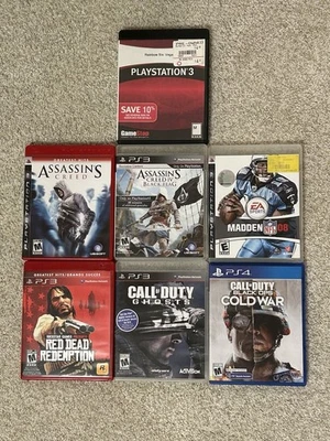 Lote De 7 Juegos PS3 - Call Of Duty, Assassins Creed, Red Dead Redemption, Madden Foto 1 de 2