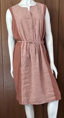 Vestido Royal Robbins Hempline cáñamo natural de viaje talla L bolsillos con cremallera excelente Foto 1 de 4
